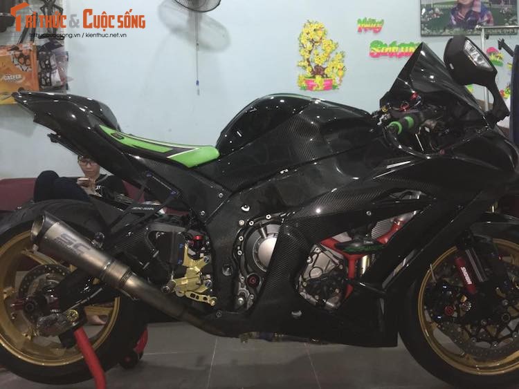 Sieu moto Kawasaki ZX-10R do carbon “sieu khung” tai VN-Hinh-5