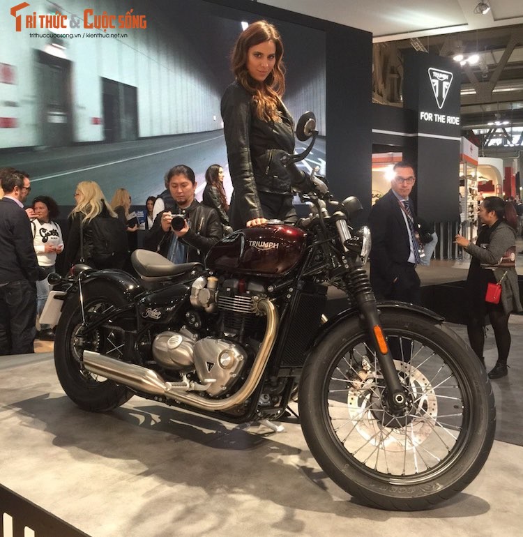 “Bobber quy toc” Triumph Bonneville Bobber tai EICMA 2016