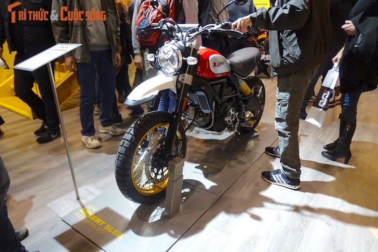 Ducati ra mat “cao cao” Scrambler Desert Sled moi