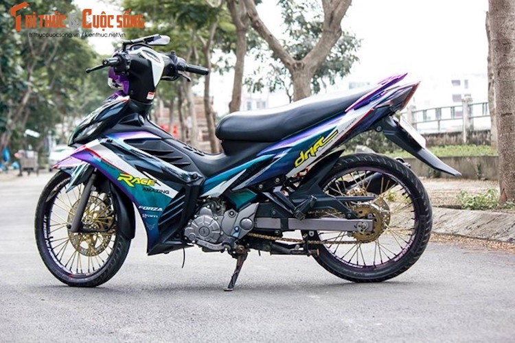 Dan choi Dat Mui do kieng, son doi mau Exciter 135-Hinh-5