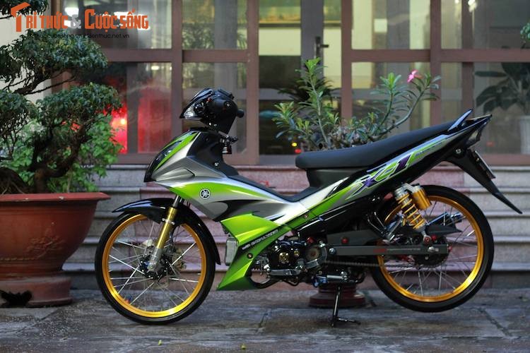 Yamaha Jupiter do phong cach X1 “sieu doc” cua biker Viet