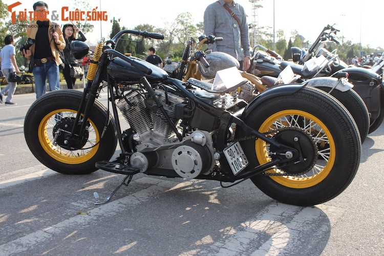 Harley-Davidson do bobber hardtail “doc nhat” Viet Nam-Hinh-2
