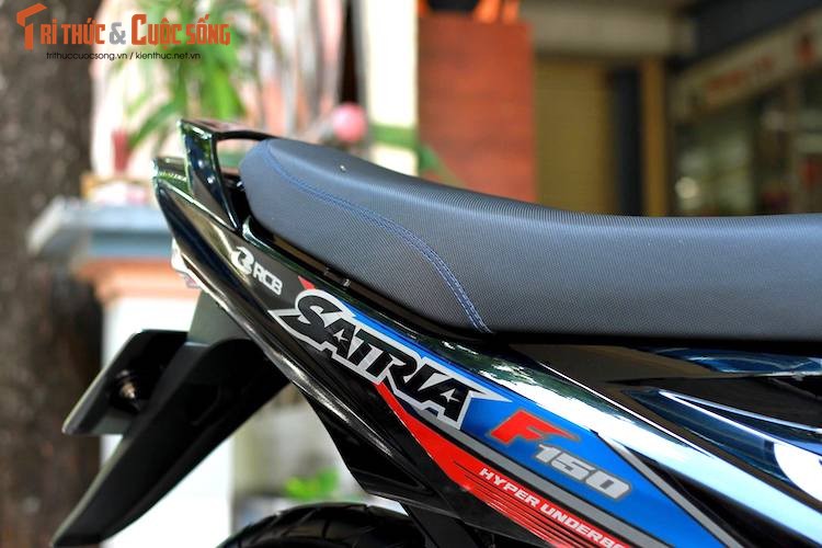 Dan choi Sai Gon do Suzuki Satria F150 