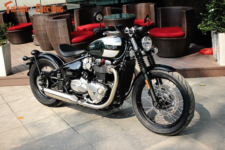 Can canh Triumph Bonneville Bobber gia 580 trieu tai Ha Noi