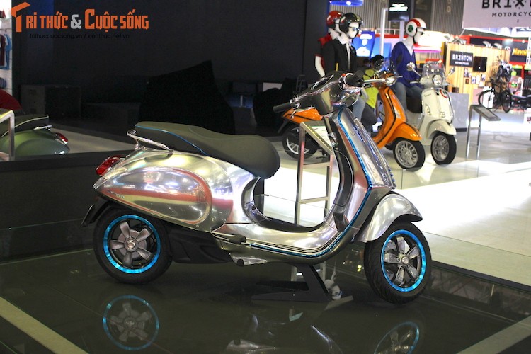 Chi tiet xe ga chay dien Piaggio Vespa Elettrica tai VN-Hinh-2