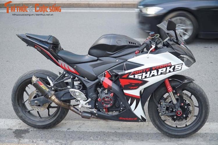 Yamaha R25 phong cach sieu moto khung tai Ha Noi-Hinh-5