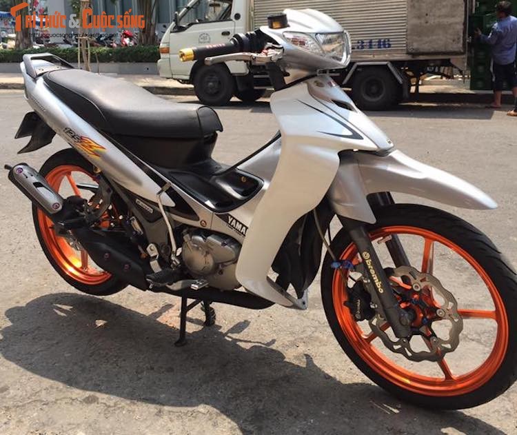 &quot;Xe no&quot; hai ky Yamaha Z125 do khung tai Long Xuyen-Hinh-8