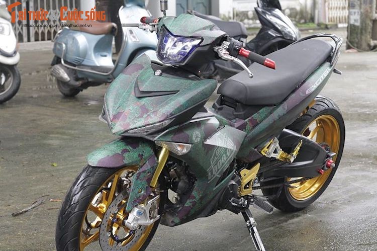 Xe may Yamaha Exciter do “khung” cua dan choi Ha Noi