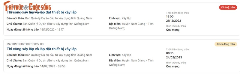 BQL du an DTXD Quang Nam len tieng ve phan anh 