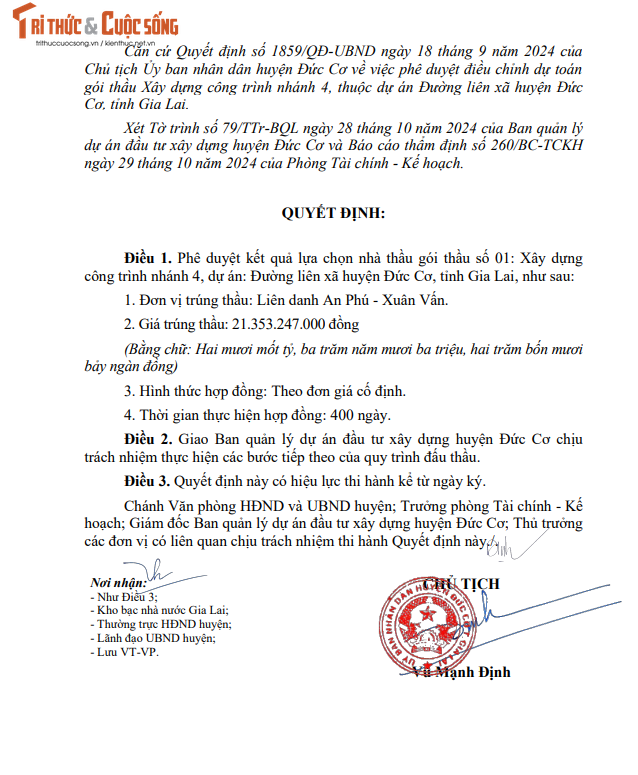 Gia Lai: Lien danh An Phu – Xuan Van trung goi thau lam duong hon 21 ty-Hinh-2