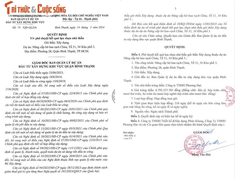 TP. HCM: Cty Phuong Dat trong 2 ngay trung 4 goi thau tai Binh Thanh-Hinh-2