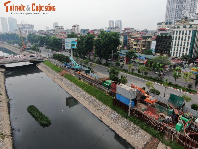 Du an nghin ty bien duong di bo ven song To Lich thanh dai cong truong